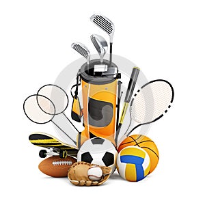 Sport equipment collection