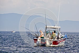 Sport Fishing Lake Champlain with Downriggers