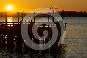 Sport Fishing Pier Morning