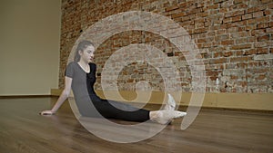 Sport fitness exercise gymnast workout stretching