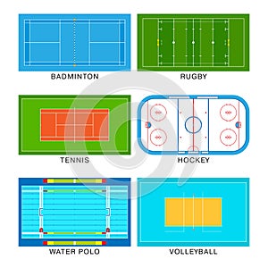 Sport game field vector ground line playground soccer green stadium grass background winner champion illustration