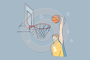Sport, game, playing, match, competition, basketball, hobby concept photo