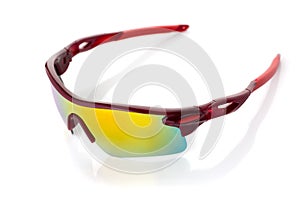 Sport glasses isolated on white