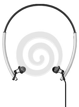 Sport Headphones on white background