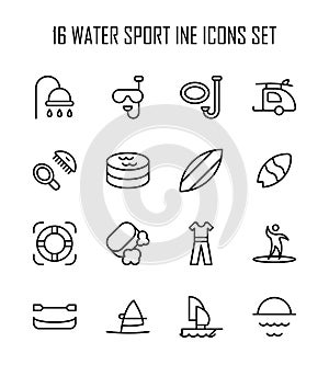 Sport icon set.