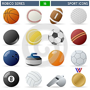 Deporte iconos serie 