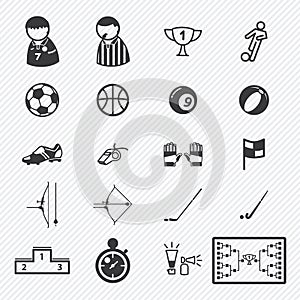 Sport icons set.illustration