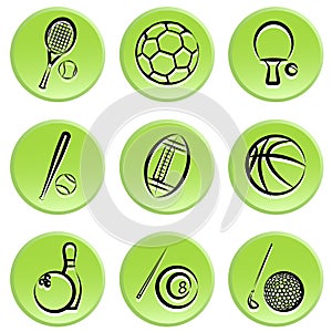 Sport items icon