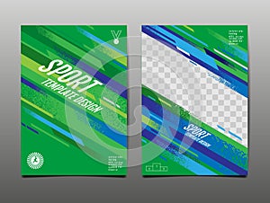 sport Layout , template Design, Abstract Background, Dynamic Poster,Vector Illustration photo