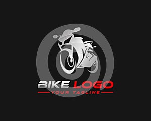 Sport Motorcycle Premium Vector Logo Template.