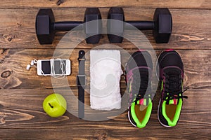 Sport objects equipment healthy active lifestyle