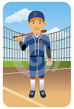 Sport series: Baseball player