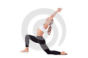 Sport Series: yoga. Half-Moon Position