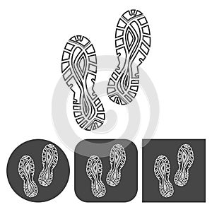 Sport shoe icon - vector icons set