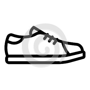 Sport shoes icon, outline style