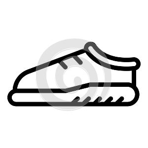 Sport shoes icon, outline style