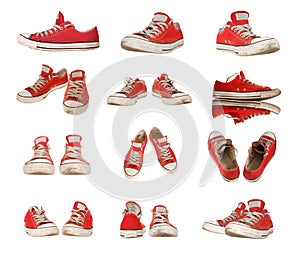 Sport shoes isolated img