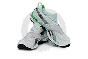 Sport shoes isolated on the white background