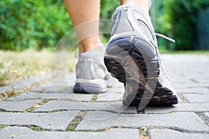 Deporte calzado recreación una mujer 