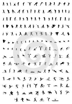 Sport silhouettes