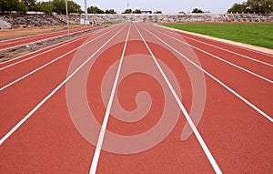 SPORT STADIUM WITH RUNNING TRACKS STRIP