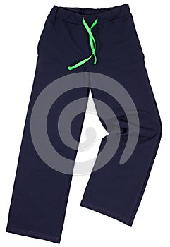 Sport sweatpants isolated on white background