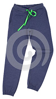 Sport sweatpants isolated on a white background