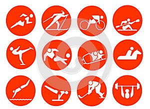 Sport Symbol Icons photo