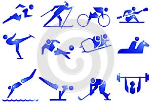 Sport Symbol Icons photo