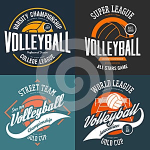 Sport t-shirt prints for volleyball players