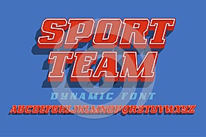 Sport team font