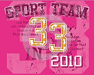 Sport team graphic