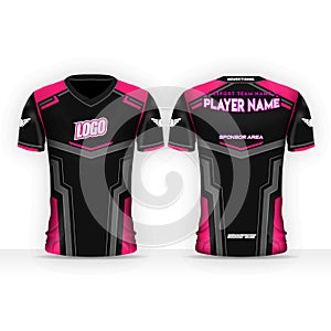 Sport Uniform Design Template for Gaming Squad