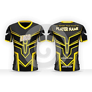 Sport Uniform Template for gaming squad, community, soccer, bikers