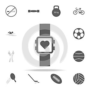 sport watch icon. Sport icons universal set for web and mobile