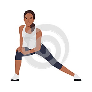 Sport woman doing Hip Flexor Stretches to Release Tightness and Gain Flexibility in Your Hips