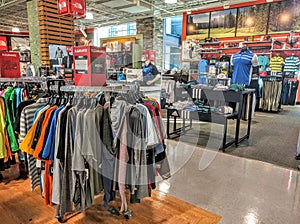 Sporting goods store