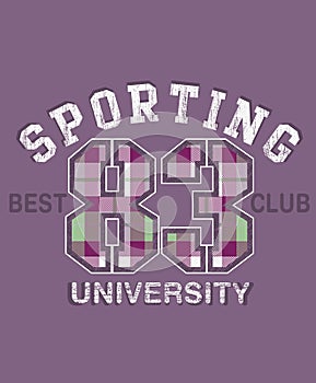 Sporting university design photo