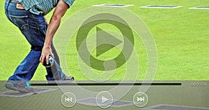 Sporting video clip icons photo