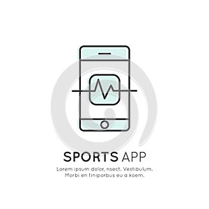 Sports App, Tracker Application, Cardio Training, Pulse Screen