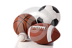 Sports ball on White