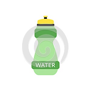 Sports bottle hydro flask water. Sport water bottle vector illustration colorful