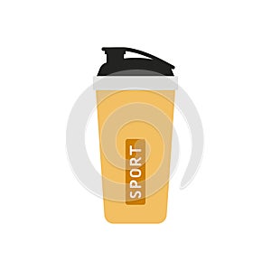 Sports bottle hydro flask water. Sport water bottle vector illustration colorful