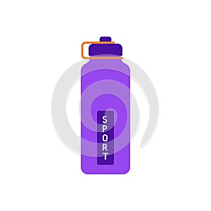 Sports bottle hydro flask water. Sport water bottle vector illustration colorful