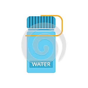 Sports bottle hydro flask water. Sport water bottle vector illustration colorful