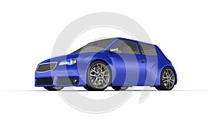 Sports car - 3d render