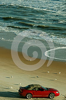 Gli sport auto sul Spiaggia 