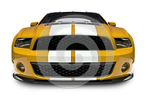 Sports Car Front View