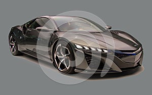 Sports Car Isolated