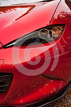 Sports car MX 5 detail